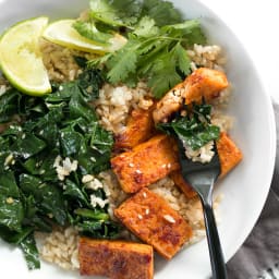 Chili Garlic Tofu Bowls