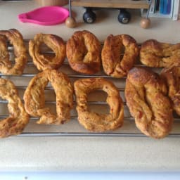 Chilli & Cheese Bagels (Bread Maker)