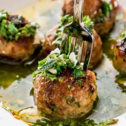 Chimichurri Meatballs