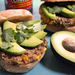 chipotle sweet potato burgers