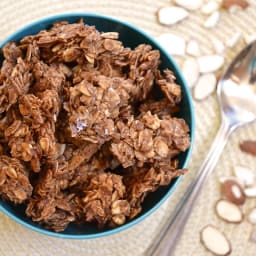 choco-coconut granola