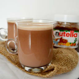 Chocolate caliente de nutella