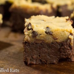 Chocolate Chip Cookie Dough Brownies