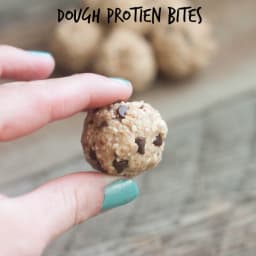 Chocolate Chip Cookie Dough Protein Bites