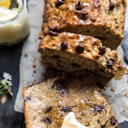 Chocolate Chip Olive Oil Zucchini Banana Bread