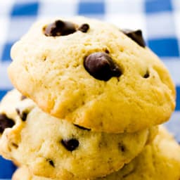 Chocolate Chip Shortbread Cookies