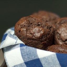 Chocolate Chocolate Chip Muffins