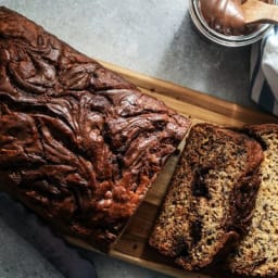 Chocolate-Hazelnut Banana Bread