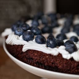 Chocolate olive oil cake, gluten-free