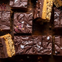 Chocolate Peanut Butter Oatmeal Bars.