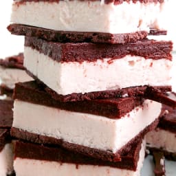 Chocolate Shell Vegan Ice Cream Sandwiches