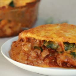 Chorizo and Polenta Lasagna