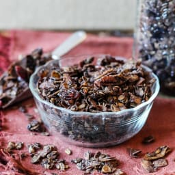 Chunky Chocolate Cranberry Pecan Granola (GF)