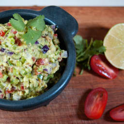 Chunky Guacamole with Bacon