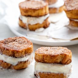 Churro French Toast Ice Cream Sandwich