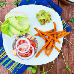 Cilantro Black Bean Burgers