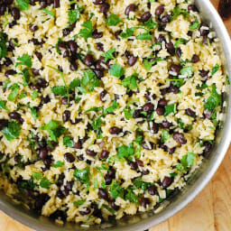 Cilantro-Lime Black Bean Rice