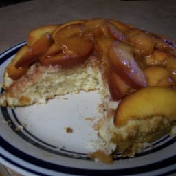 Cinnamon Peach Shortcake