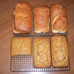 Cinnamon, Raisin, and Gronala Breakfast Bread Recipe