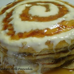 Cinnamon Roll Pancakes