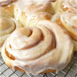 Cinnamon Rolls - partly cook and freeze