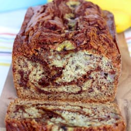 Cinnamon Swirled Banana Bread