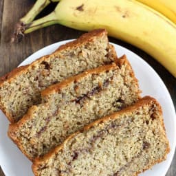 Cinnamon Swirled Banana Bread