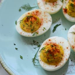 Classic Deviled Eggs with Spring Herbs