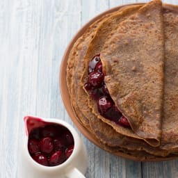 Cocoa Buckwheat Crepes