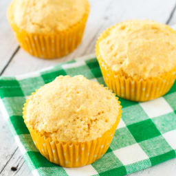 Coconut cornmeal muffins