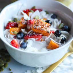Coconut Flake and Roasted Sweet Potato Cereal