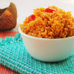 Coconut Jollof Rice