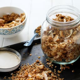 Coconut Macadamia Nut Granola