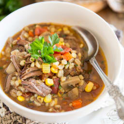 Comforting Beef and Barley Soup