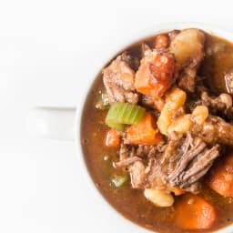 Comforting Pressure Cooker Beef Stew