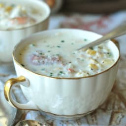 Corn, Crab and Shrimp Chowder