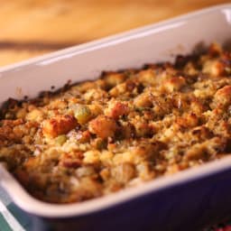 Cornbread Stuffing with Herb Butter