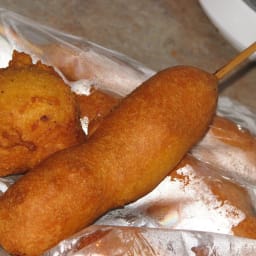 Corndog Italian Style / Hushpuppies