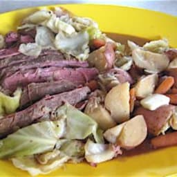 Corned Beef and Cabbage Dinner