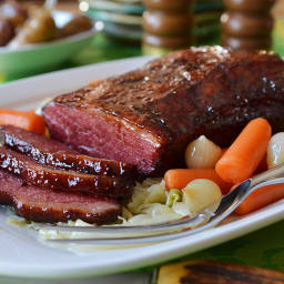 Corned Beef Brisket with Bourbon & Molasses Glaze