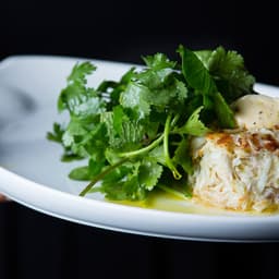 Crab Cakes with Herb Salad