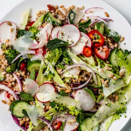 Cracked Farro and Broccoli Salad