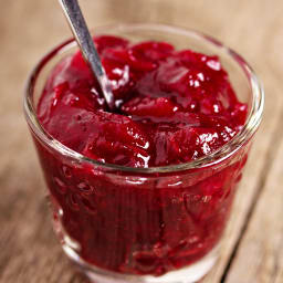 Cranberry Sauce with Port and Orange Liqueur