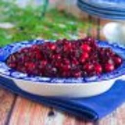 Cranberry Sauce with Red Wine and Ginger