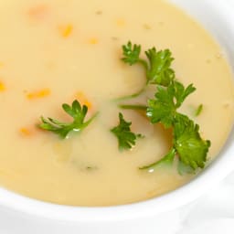 Cream of Carrot Cheddar Soup