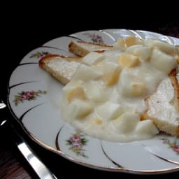 Creamed Eggs on Toast