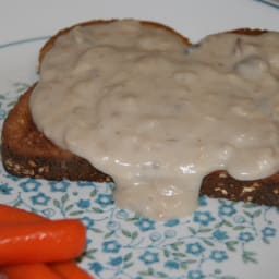 Creamed Tuna on Toast