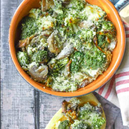 Creamy Broccoli And Mushroom Casserole