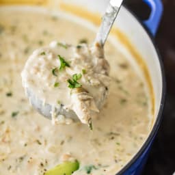 Creamy Chicken and Broccoli White Chili