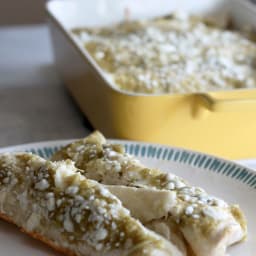 Creamy Chicken Enchiladas